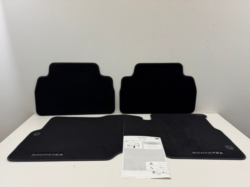 HYUNDAI SANTA FE IV ОРИГИНАЛЬНЫЕ КОВРИКИ КОМПЛЕКТ ВЕЛУРОВЫХ КОВРОВ OE 19-