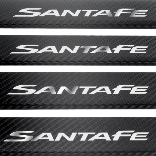 HYUNDAI SANTA FE MK3 304 Накладки на пороги из нержавеющей стали Отделка