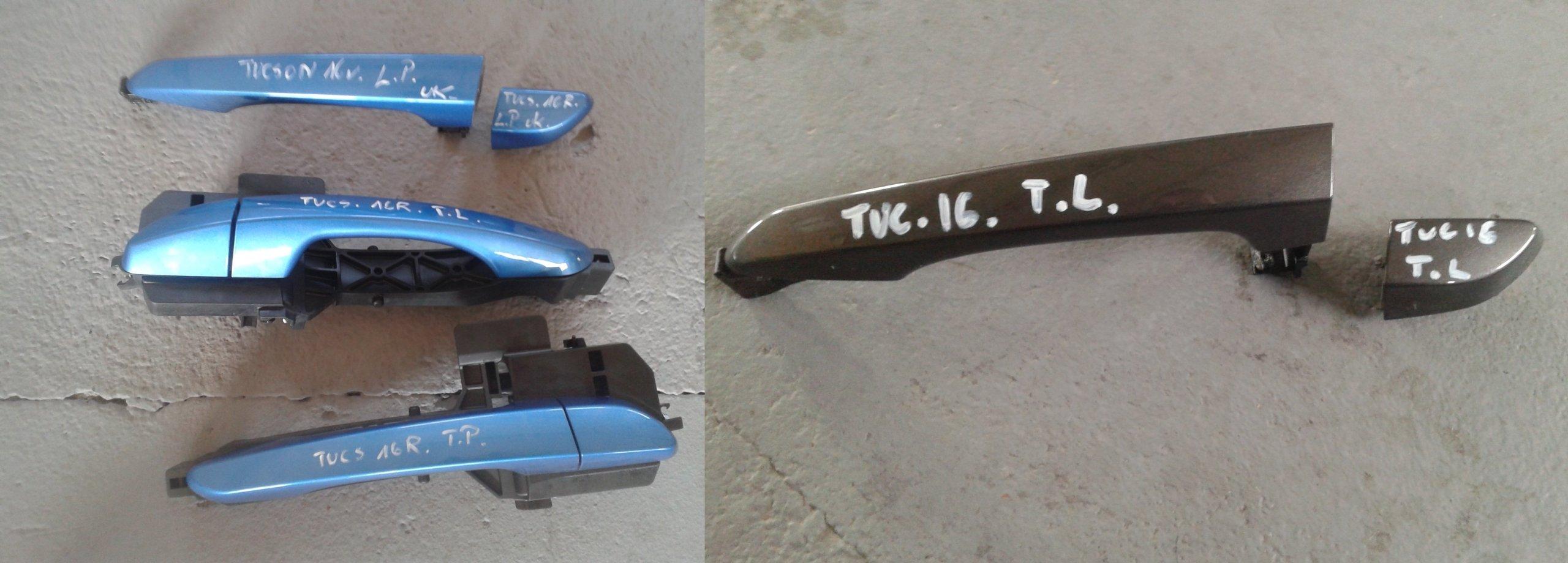 HYUNDAI TUCSON II 2015-18 НАРУЖНАЯ ДВЕРНАЯ РУЧКА ЗАДНЯЯ