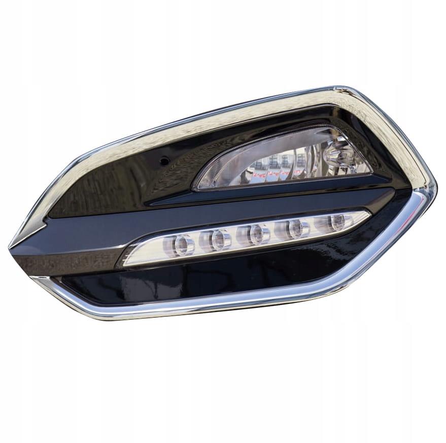 HYUNDAI TUCSON III 15-18 ГАЛОГЕННЫЕ НАКЛАДКИ СПЕРЕДИ