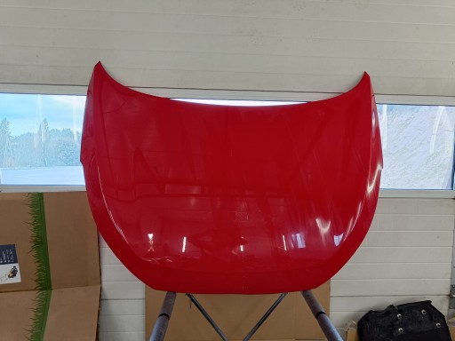 Hyundai tucson iii - капот красный