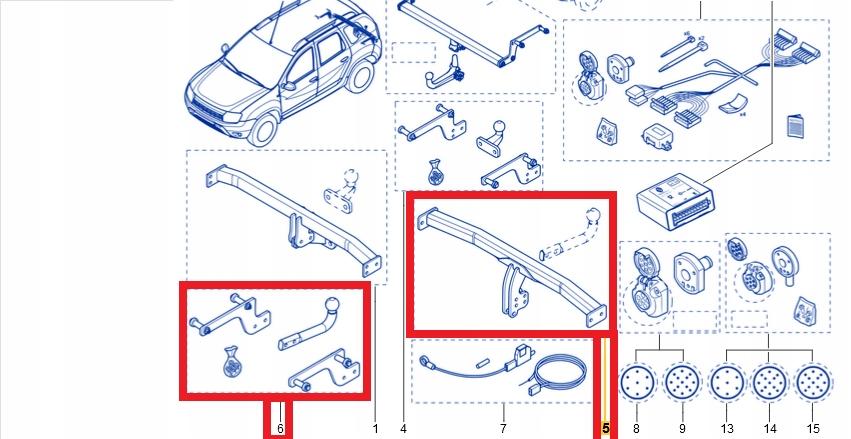 14-17 8201271008 - Буксирувальний гак Dacia Duster і Новий! OE відкручується