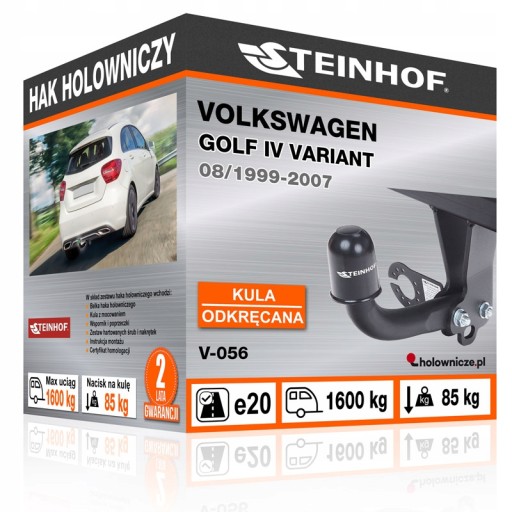 Volkswagen GOLF IV VARIANT 99-07 фаркоп