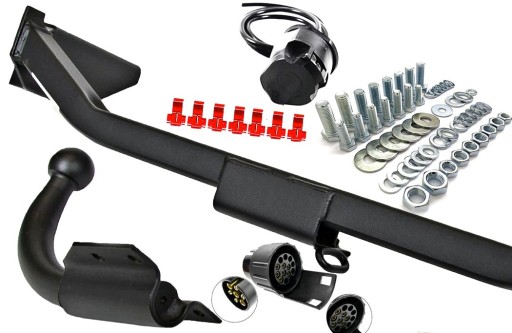 Фаркоп + ЖГУТ ПРОВОДОВ 7-контактный Fiat Seicento 1997-2010 гг. Фиат 600