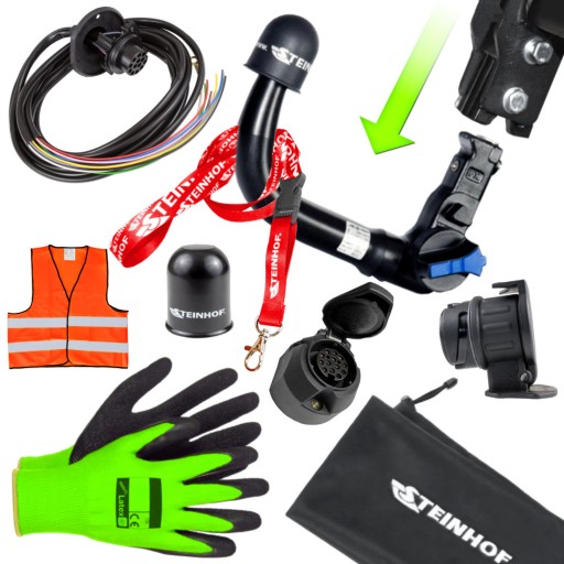 Съемный фаркоп для SsangYong Kyron SUV 06-14 13 PIN ЖГУТ БЕСПЛАТНО