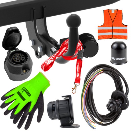 Фаркоп для минивэна Renault Grand Scenic JM II 2 04-09 13-контактный ЖГУТ ПРОВОДОВ