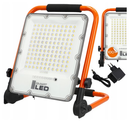 Галогенний Світлодіодний прожектор акумуляторний Будівель100