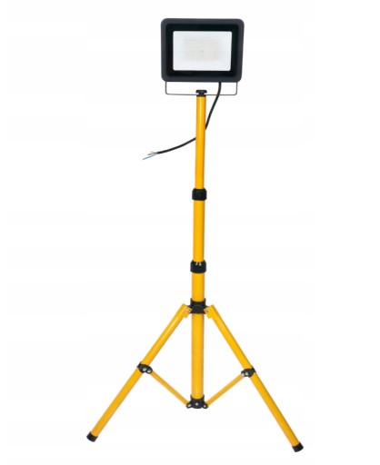 Галогенный тонкий светодиодный прожектор 50 Вт + строительный штатив