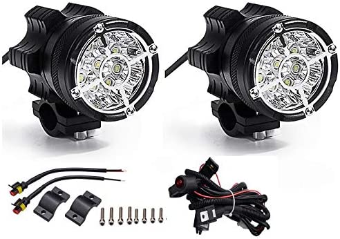 MOTO-F002 - Галогенные фары для мотоцикла LED Kaser MOTO-F002 IP65 3500лм 12-18В 45Вт Алюминий