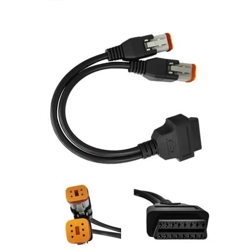 Кабель-перехідник Harley Davidson 6Pin 4Pin OBD2 Touring King Soft Scanner