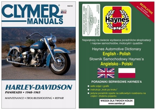 Керівництво по ремонту Harley-Davidson Panhead (1948-1965) Clymer + БЕЗКОШТОВНО 24 години