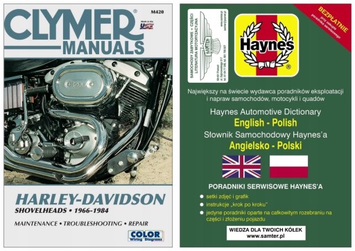 Керівництво по ремонту Harley-Davidson Shovelhead (1966-1984) Clymer + БЕЗКОШТОВНО 24 години