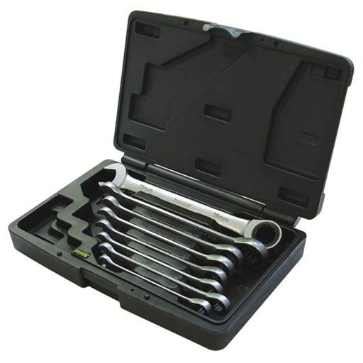 Haupa 110900 - Набір комбінованих ключів з тріскачкою 8-19 мм