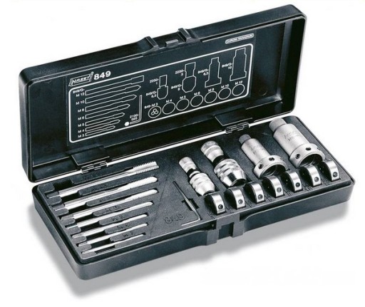 Набор для нарезания резьбы Hazet IG AG M3 M4 M5 M6 M8 M10 M12 849