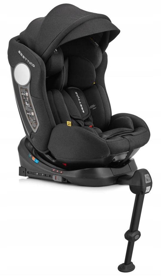 Hexagon Pro сірий і розмір Sesttino 0-36 360° автокрісло