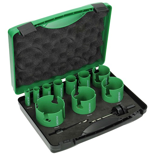 Універсальний набір діркових пил HiKoki HM 13 предметів. 754254