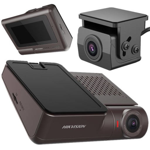 Автомобильная камера Hikvision, видеорегистратор UHD 4k, GPS, Wi-Fi, передняя, ​​задняя Apk