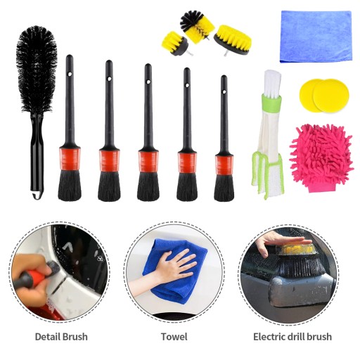 Набір кистей Hodu для Detailing Cloth Tool Auto