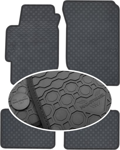 Гумові килимки Honda Accord VI 1998-2002 PrimeLiner - Чорні
