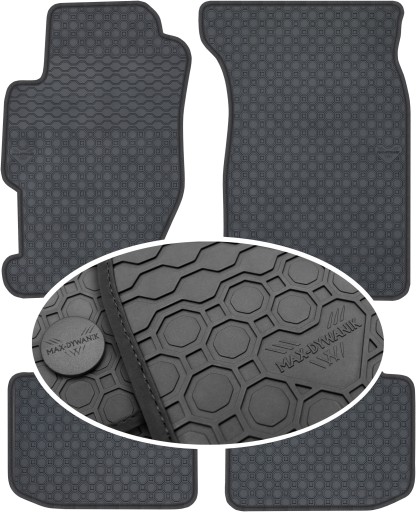 Гумові килимки Honda Accord VI Coupe 1998-2002 PrimeLiner - Чорні