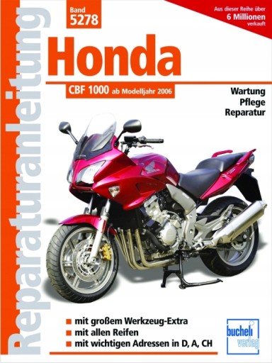 Honda CBF1000 (2006-2008) - керівництво по ремонту на 24 години