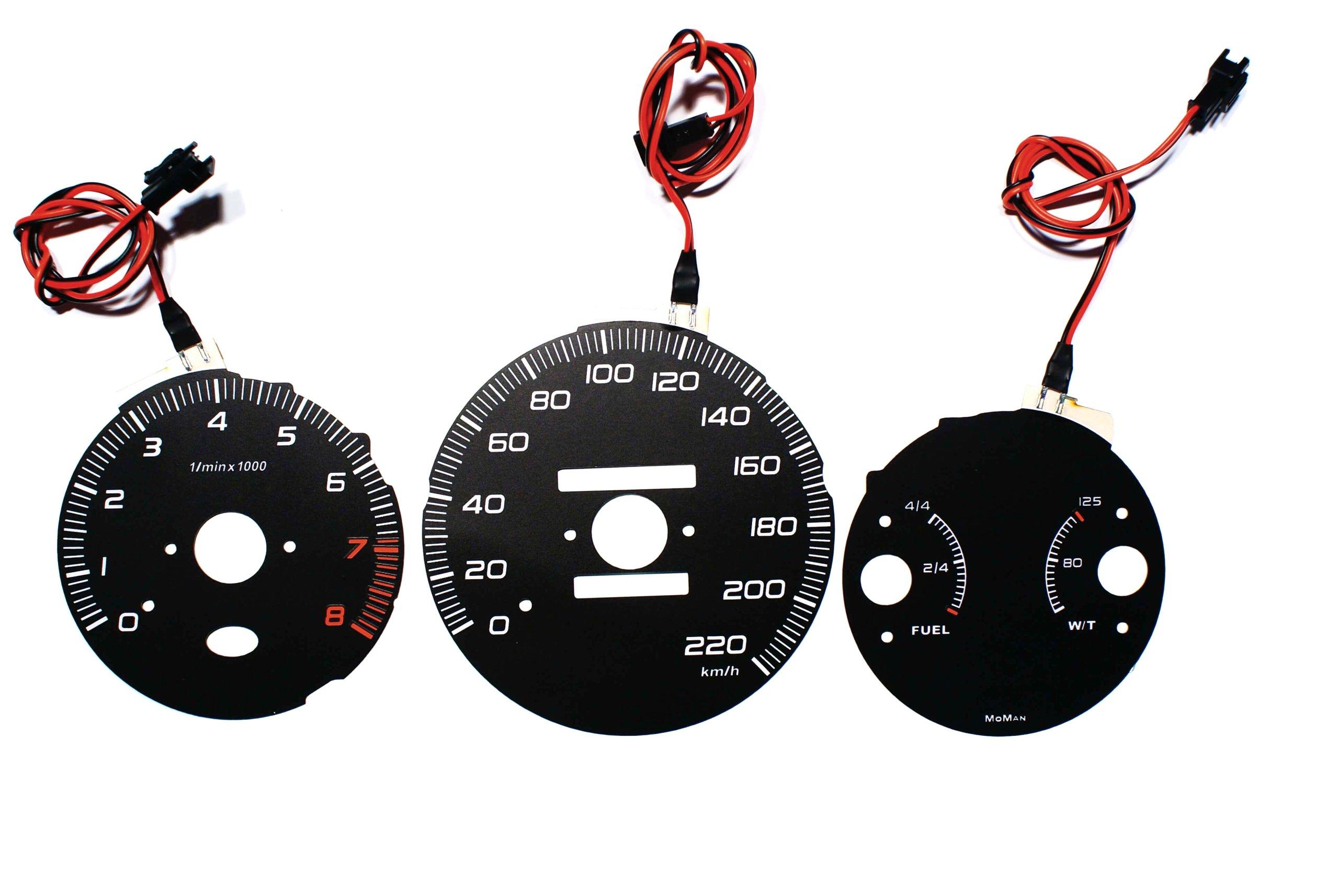 Honda CR-V 1gen. INDIGLO counter dials design 1