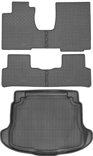 Honda CR-V III SUV 2007-2013 КОМПЛЕКТ - Килимки + килимок в багажник