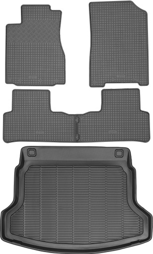 Honda CR-V IV SUV 2013-2018 КОМПЛЕКТ - Килимки + килимок в багажник