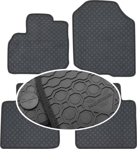 Гумові килимки Honda City V Sedan 2008-2013 PrimeLiner - Чорні