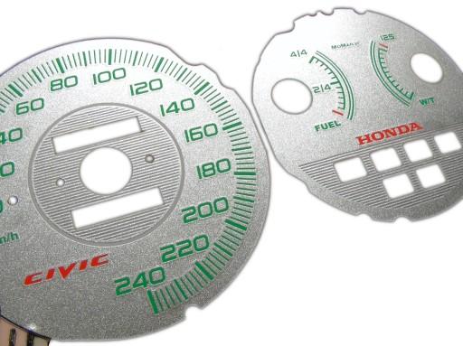 Honda Civic 92-95 циферблаты INDIGLO pattern 5