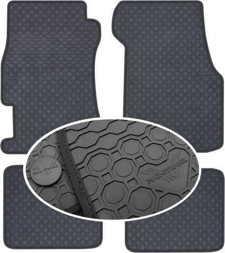 Honda Civic VI HB 5D 1995-2001 гумові килимки PrimeLiner - Чорні