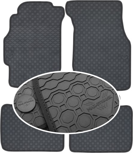 Honda Civic VI Sedan 1995-2001 гумові килимки PrimeLiner - Чорні