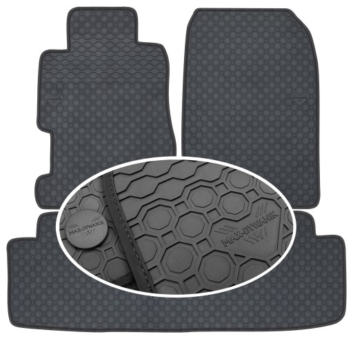 Гумові килимки Honda Civic VII CP 2001-2005 PrimeLiner - Чорні