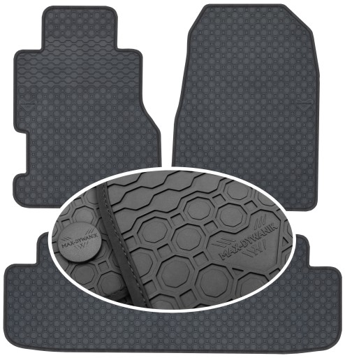 Гумові килимки Honda Civic VII HB 3D 01-06 PrimeLiner - Чорні