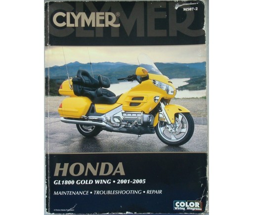 Honda Gold Wing GL1800 01-05 ремонтная книга CLYMER Holda ремонт Золотого крыла