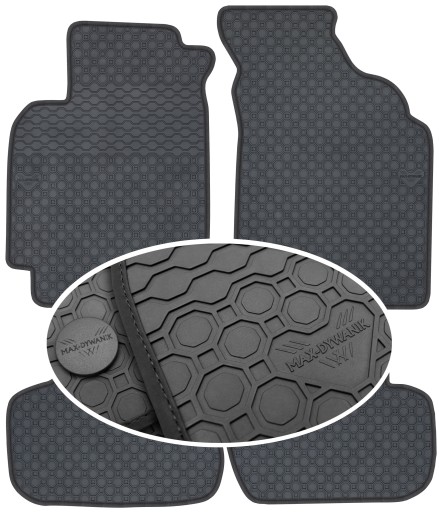 Гумові килимки Honda HR-V I 3D 1999-2006 PrimeLiner - Чорні