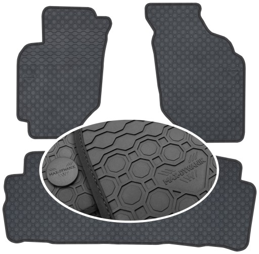 Honda HR-V I 5D 1999-2006 гумові килимки PrimeLiner - Чорні