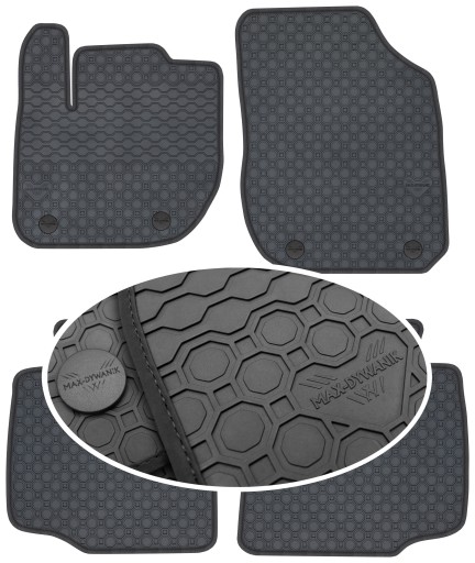 Honda HR-V III eHEV з 2021 року. Гумовий килимок PrimeLiner - Чорний