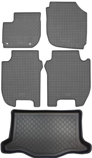 Honda Jazz III HB 2015-2020 SET - Коврик в багажник + коврик для ног