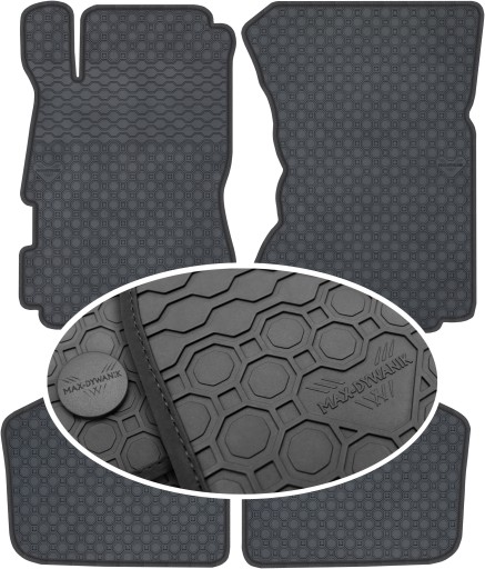 Гумові килимки Honda Legend II SD 1990-1996 PrimeLiner - Чорні