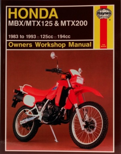 Honda MBXMTX125 & MTX200 (83 - 93) HAYNES PUBLISHING