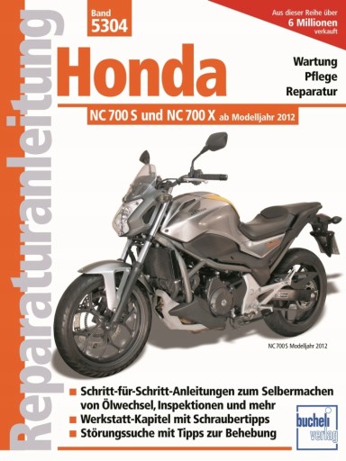 Honda NC700S NC700X з 2012 цілодобове керівництво по ремонту