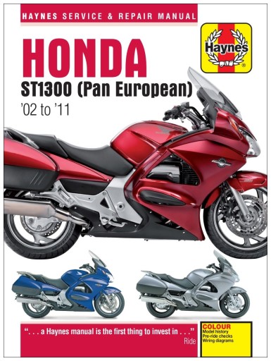 Honda ST1300 Pan European (2002-2011) руководство по ремонту Haynes 24h