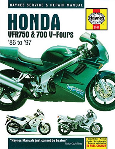 Honda VFR 750 и 700 V-четверки (86–97) Хейнс