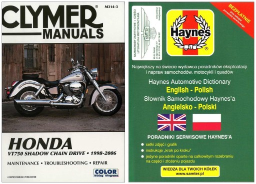 Керівництво по ремонту Honda VT 750 Shadow (1998-2006) Clymer + БЕЗКОШТОВНО 24 години