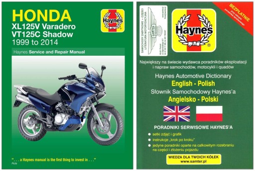 Honda XL125V Varadero VT125C Shadow 1999-2014 керівництво по ремонту + БЕЗКОШТОВНО 24 год.