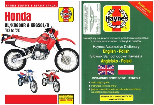Honda XL600R XR600R XL650LR XR650L (1983-2020 руководство по ремонту + БЕСПЛАТНЫЕ 24 часа)