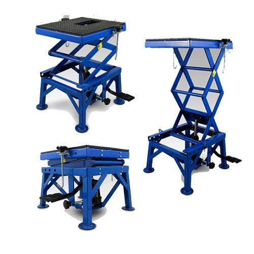 Гідравлічний підйомник для мотоциклів, квадроциклів, скутерів - сталь до 135 кг