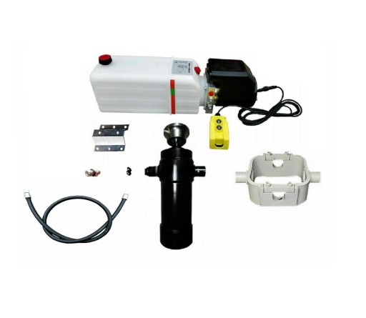 ST-5 1050 - Гидравлика для прицепа-самосвала kipra источник питания 24V + привод 1050mm 8T