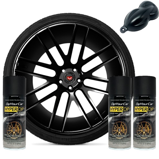 HyperDip set for Shadow Black Satin США римс